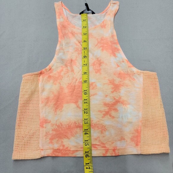 NWT Hurley Women's Orange Sleeveless Dylan Crop Top Size L - Picture 8 of 10